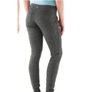 KUHL Skulpt Skinny Pants charcoal gray XS stretch pockets leggings active hiking